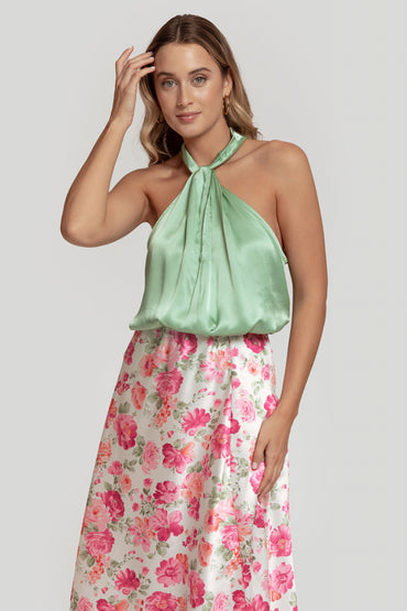 HARMONIAS HALTER BLOUSE