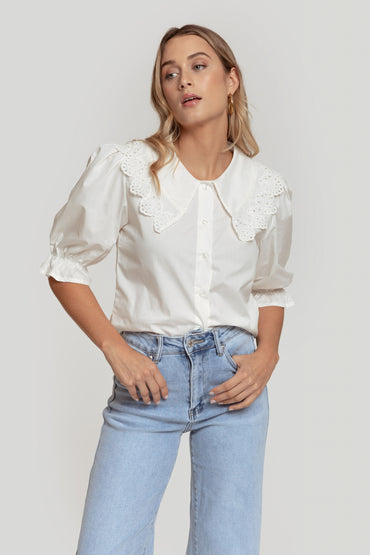 HARMONIAS COLLAR BLOUSE