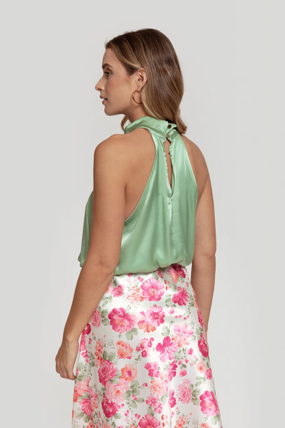 HARMONIAS HALTER BLOUSE